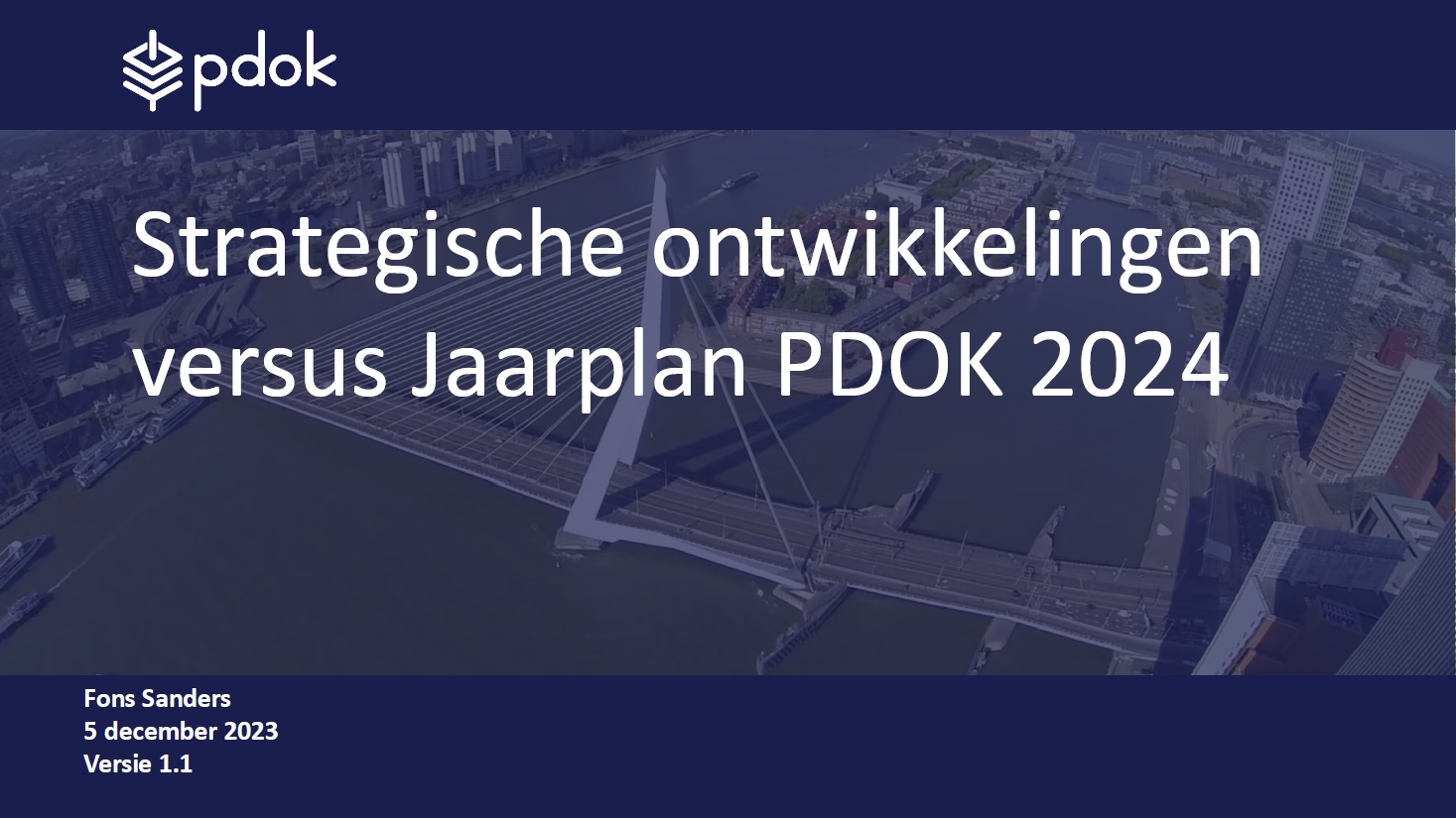 Schermafbeelding van het jaarplan van PDOK 2024