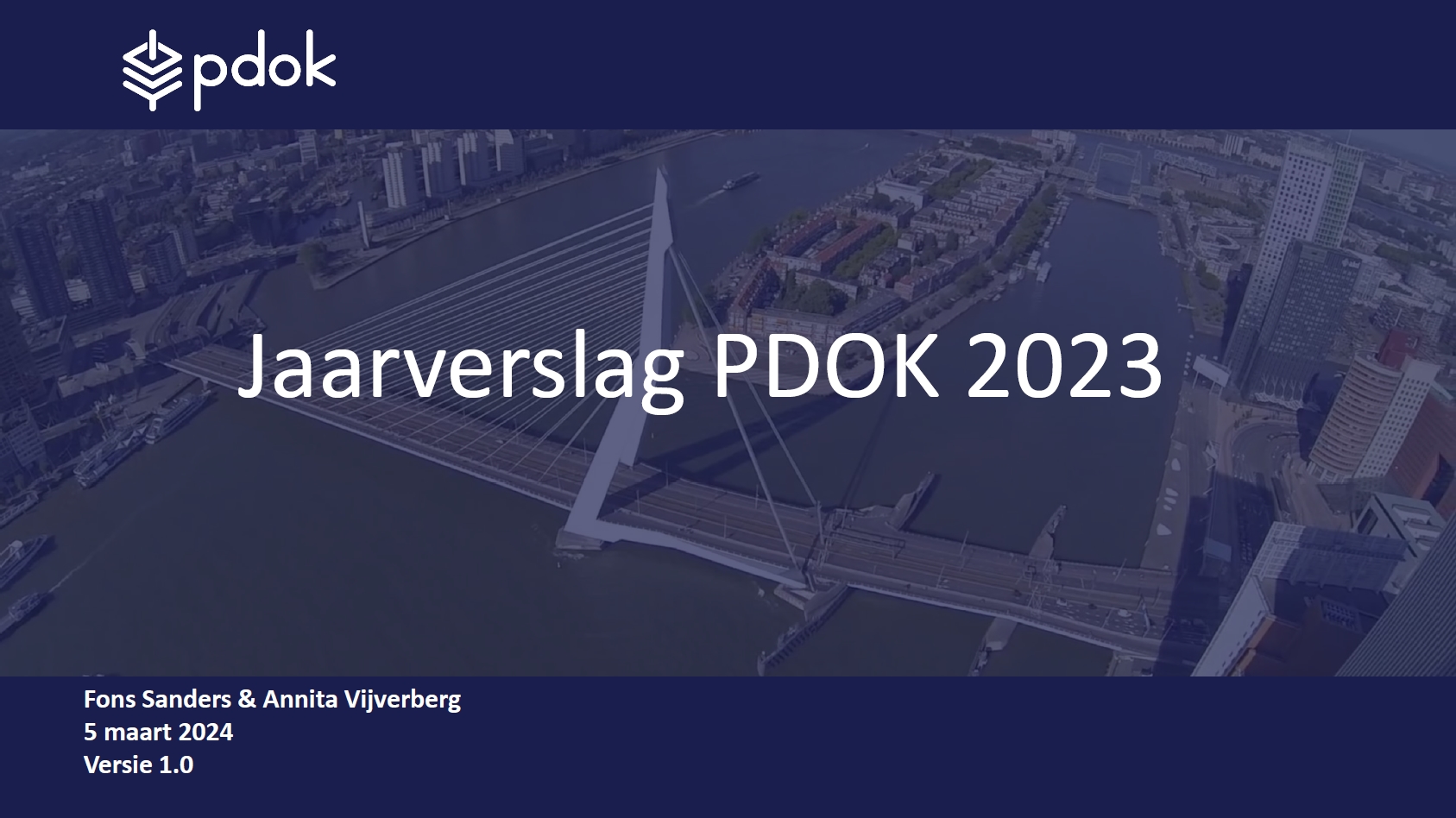 Schermafbeelding van de homepage van PDOK