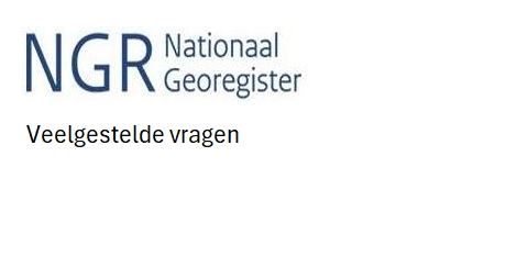 Bekijk de veelgestelde vragen van het Nationaal Georegister